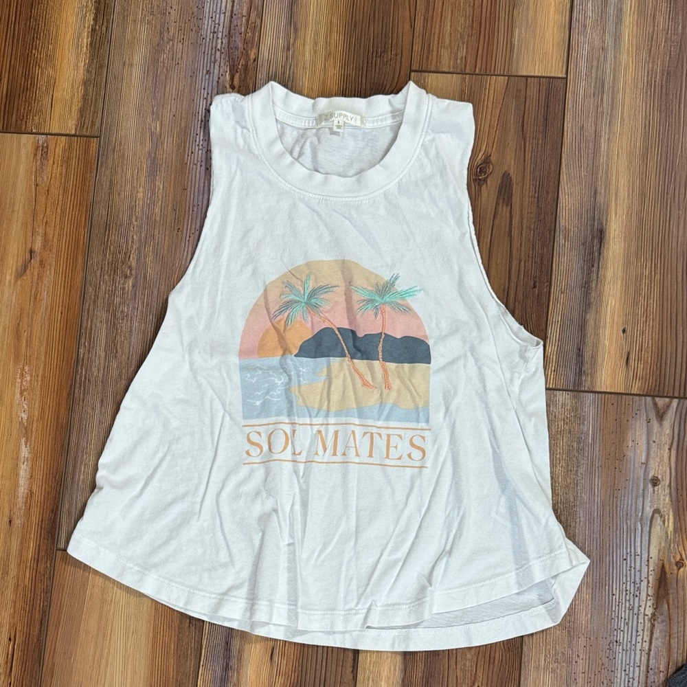 ZSupply cropped tank “Sol Mates”